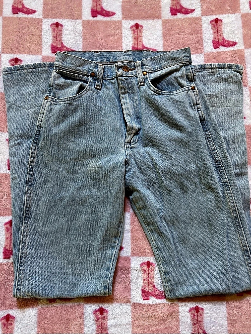 Wrangler Relaxed Fit Men's Relaxed Jeans Waist 30 x 30 in Blue